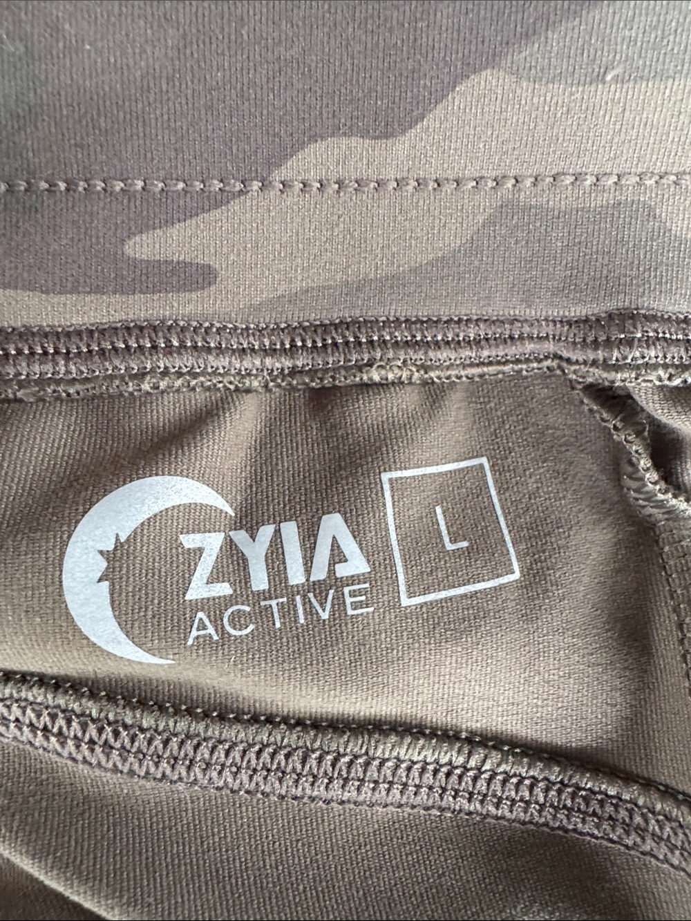 ZYIA Camo Joggers - Green & Tan - Picture 3 of 5